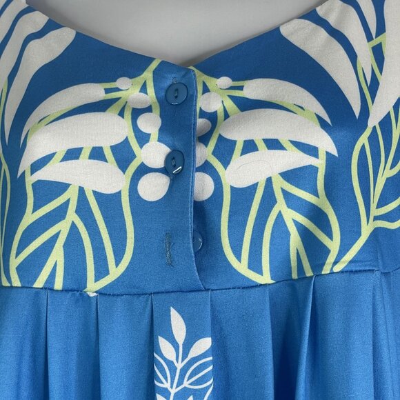 Womens Caftan House Dress Nightgown NWOT Large MuuMuu Colorful Comfy Knit Kaftan - Picture 2 of 11